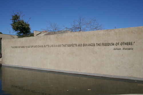For to be free is not merely to cast off one’s chains, but to live in a way that respects and enhances the freedom of others. — NELSON MANDELA