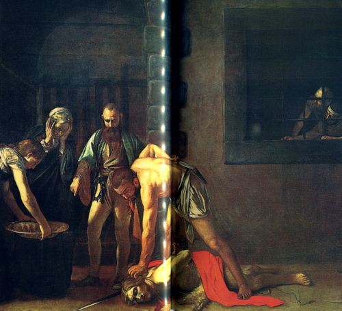 Die Enthauptung des Johannes/Caravaggio