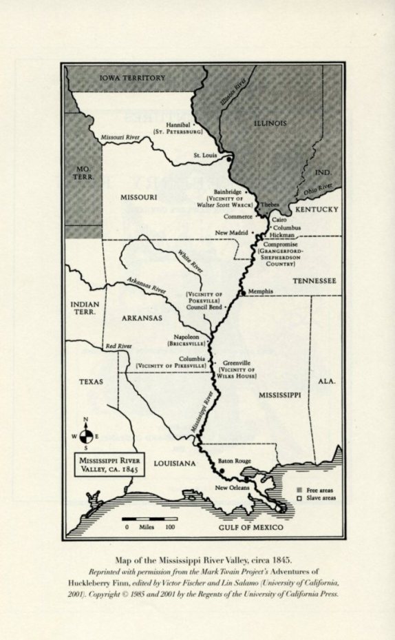 Mississipi Valley, circa 1845